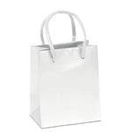 Premium Glossy Jewel Paper Gift Bag with Macrame Handles