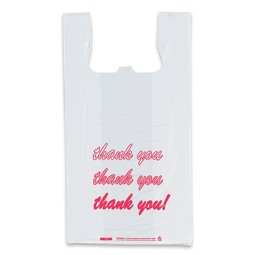 Wholesale Thank You T-Shirt Bag Plastic Bag - 35WTY1222
