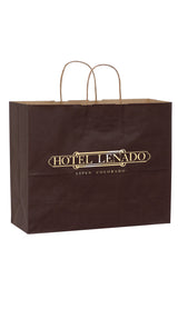 Wholesale MATTE COLOR TWISTED PAPER HANDLE SHOPPER - 4M16613