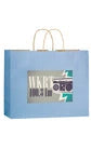 Wholesale Matte Color Paper Shopping Bags with Twisted Handles