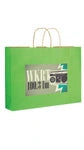 Wholesale Matte Color Paper Shopping Bags with Twisted Handles