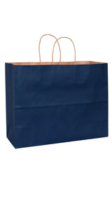 Wholesale MATTE COLOR TWISTED PAPER HANDLE SHOPPER - 4M16613