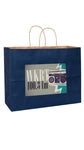 Wholesale Matte Color Paper Shopping Bags with Twisted Handles