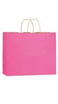 Wholesale Matte Color Paper Shopping Bags with Twisted Handles