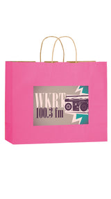 Wholesale MATTE COLOR TWISTED PAPER HANDLE SHOPPER - 4M16613