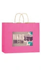 Wholesale Matte Color Paper Shopping Bags with Twisted Handles