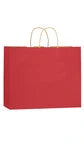Wholesale Matte Color Paper Shopping Bags with Twisted Handles