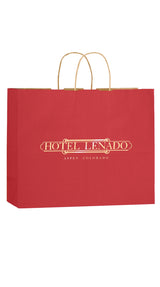 Wholesale MATTE COLOR TWISTED PAPER HANDLE SHOPPER - 4M16613