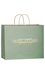 Wholesale MATTE COLOR TWISTED PAPER HANDLE SHOPPER - 4M16613