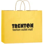 Wholesale Matte Color Paper Shopping Bags with Twisted Handles