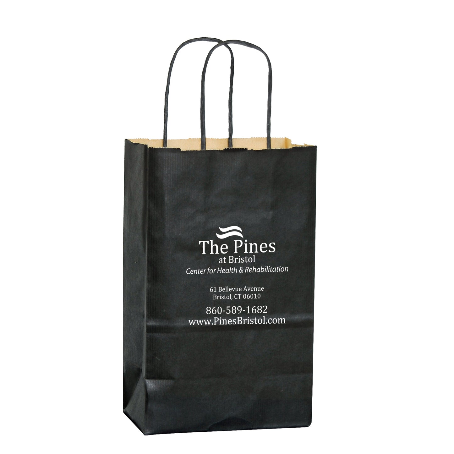 Wholesale MATTE COLOR TWISTED PAPER HANDLE SHOPPER - 4M538