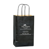 Wholesale MATTE COLOR TWISTED PAPER HANDLE SHOPPER - 4M538