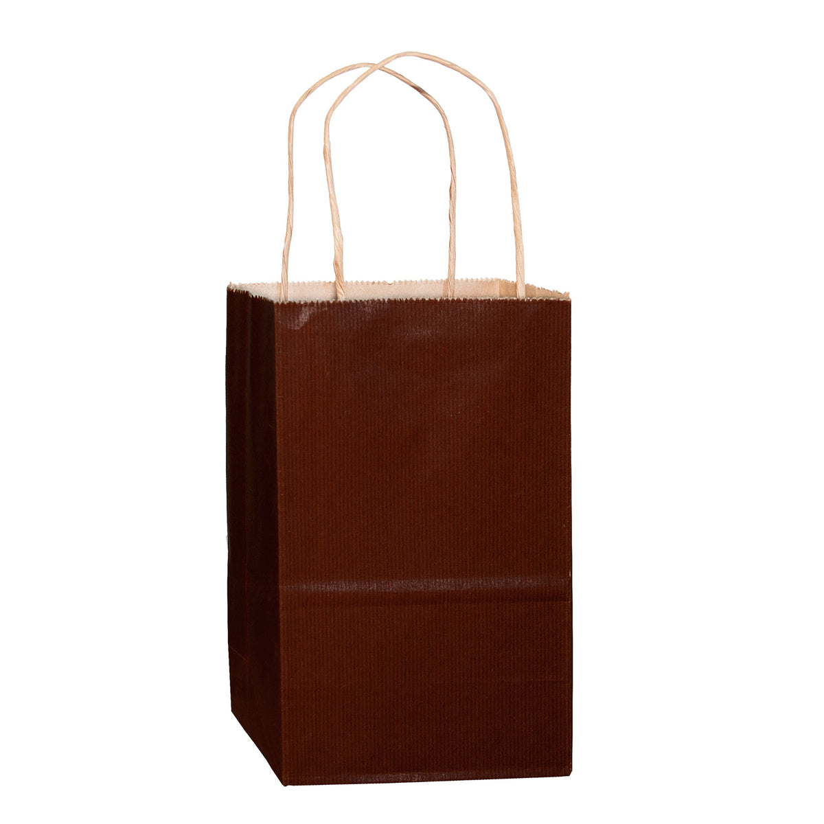 Wholesale MATTE COLOR TWISTED PAPER HANDLE SHOPPER - 4M538