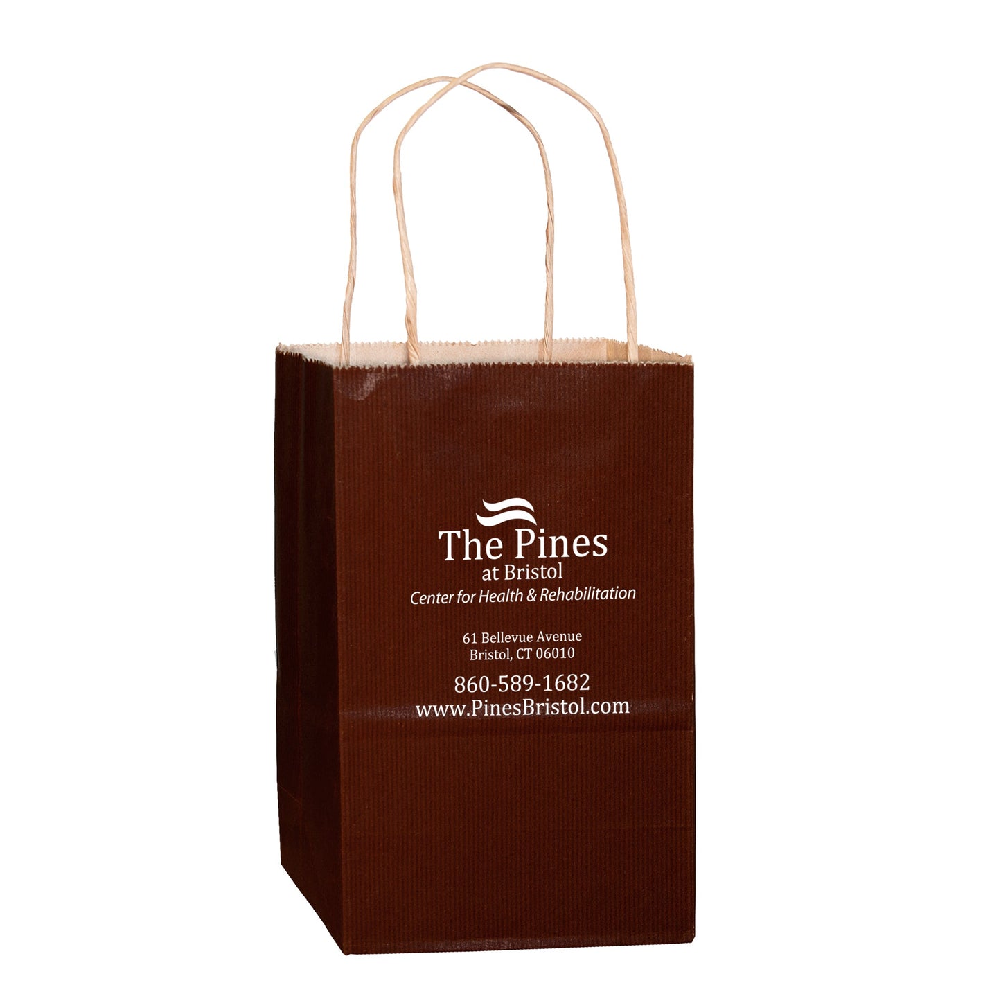 Wholesale MATTE COLOR TWISTED PAPER HANDLE SHOPPER - 4M538
