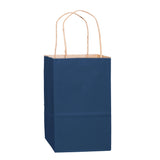 Wholesale MATTE COLOR TWISTED PAPER HANDLE SHOPPER - 4M538
