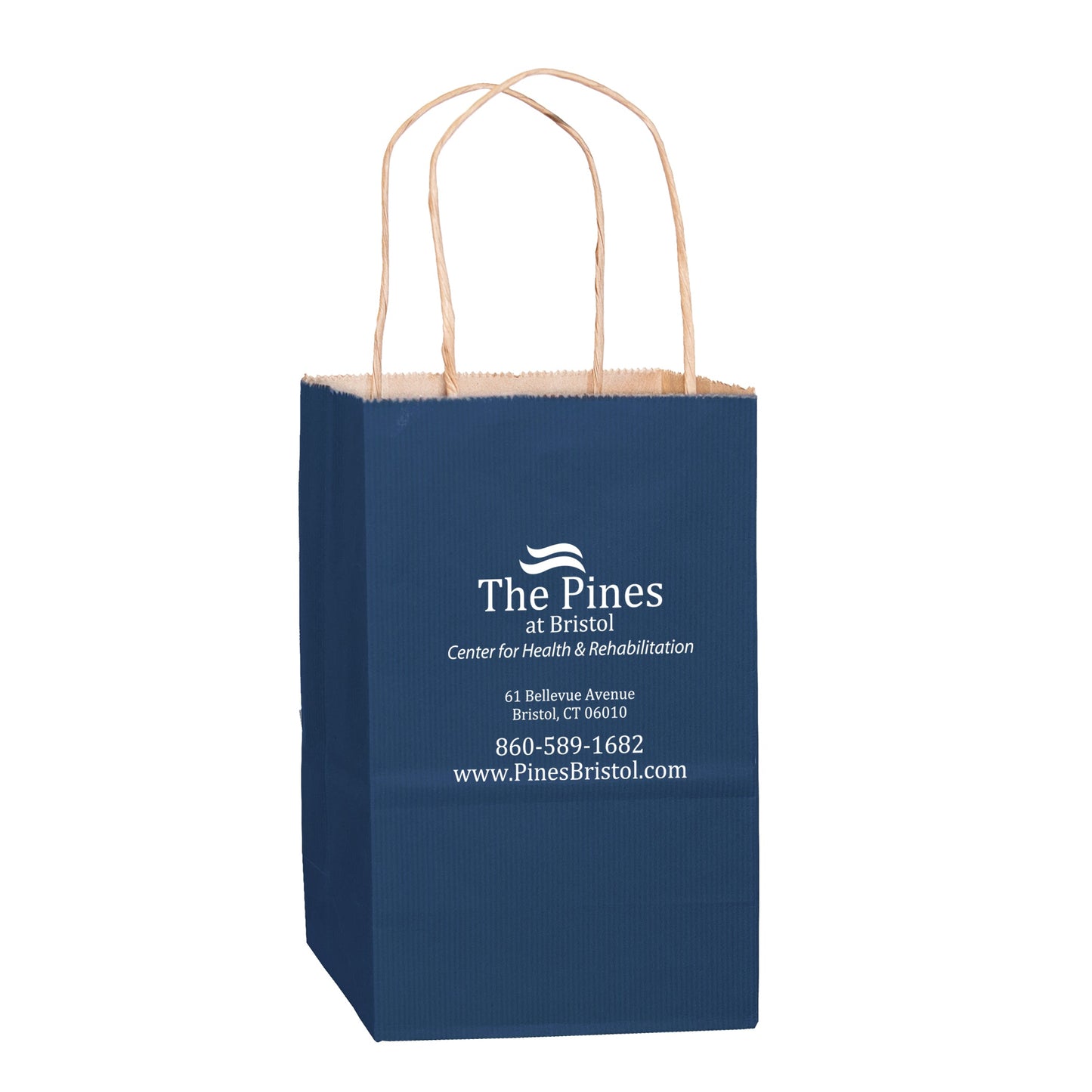 Wholesale MATTE COLOR TWISTED PAPER HANDLE SHOPPER - 4M538