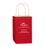 Wholesale MATTE COLOR TWISTED PAPER HANDLE SHOPPER - 4M538