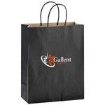 Wholesale Matte Color Twisted Paper Handle Shopper Bags