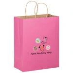 Wholesale Matte Color Twisted Paper Handle Shopper Bag 4M8410
