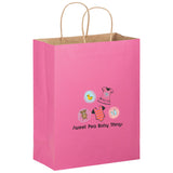 Wholesale Matte Color Twisted Paper Handle Shopper - 4M8410