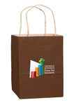 Wholesale Matte Color Twisted Paper Handle Shopper Bag 4M8410
