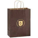 Wholesale Matte Color Twisted Paper Handle Shopper Bags