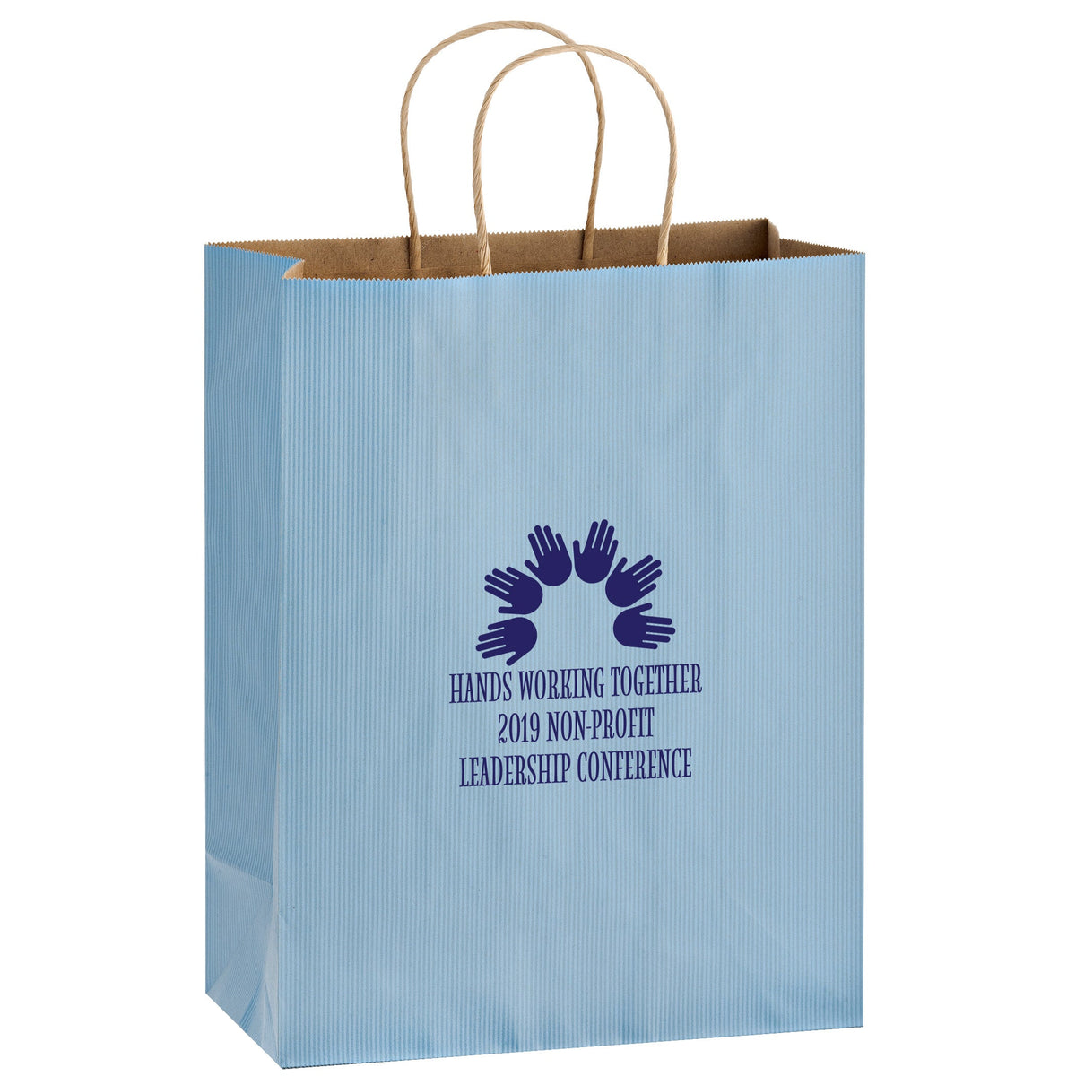 Wholesale MATTE COLOR TWISTED PAPER HANDLE SHOPPER - 4M10513