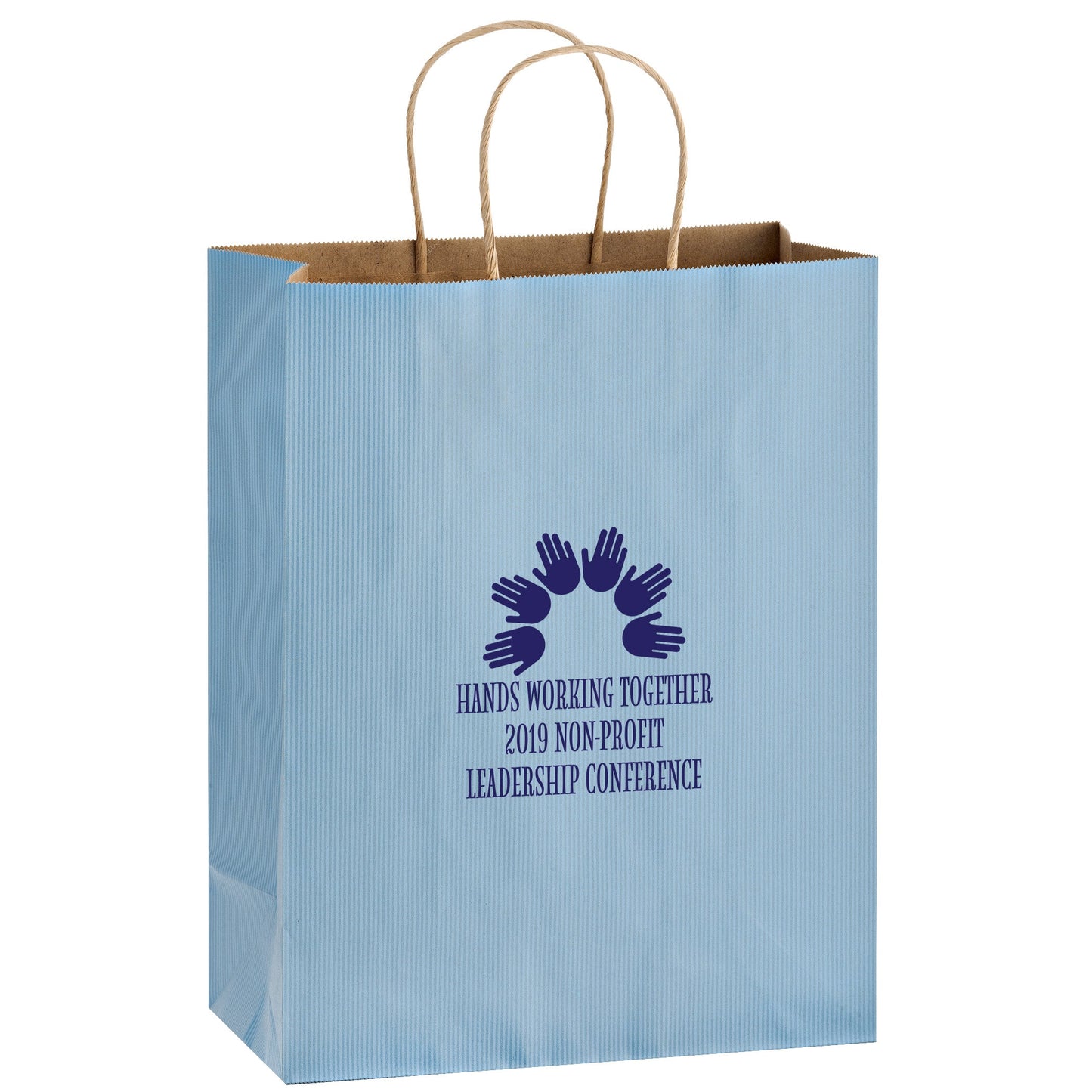 Wholesale MATTE COLOR TWISTED PAPER HANDLE SHOPPER - 4M10513