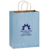 Wholesale MATTE COLOR TWISTED PAPER HANDLE SHOPPER - 4M10513