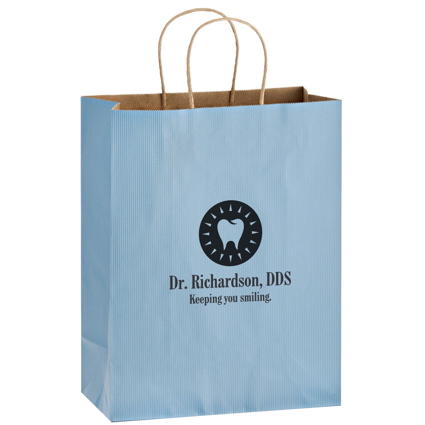 Wholesale MATTE COLOR TWISTED PAPER HANDLE SHOPPER - 4M10513