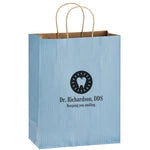 Wholesale Matte Color Twisted Paper Handle Shopper Bags