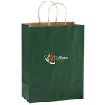 Wholesale Matte Color Twisted Paper Handle Shopper Bags
