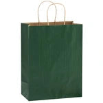 Wholesale Matte Color Twisted Paper Handle Shopper Bags