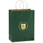Wholesale Matte Color Twisted Paper Handle Shopper Bags