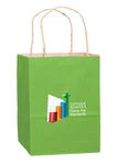 Wholesale Matte Color Twisted Paper Handle Shopper Bag 4M8410