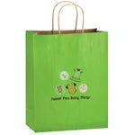 Wholesale Matte Color Twisted Paper Handle Shopper Bags