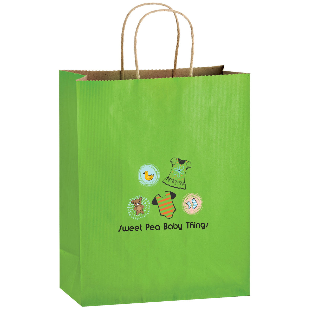 Wholesale MATTE COLOR TWISTED PAPER HANDLE SHOPPER - 4M10513