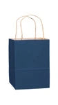 Wholesale Matte Color Twisted Paper Handle Shopper Bags