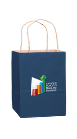 Wholesale MATTE COLOR TWISTED PAPER HANDLE SHOPPER - 4M10513