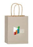 Wholesale Matte Color Twisted Paper Handle Shopper Bag 4M8410