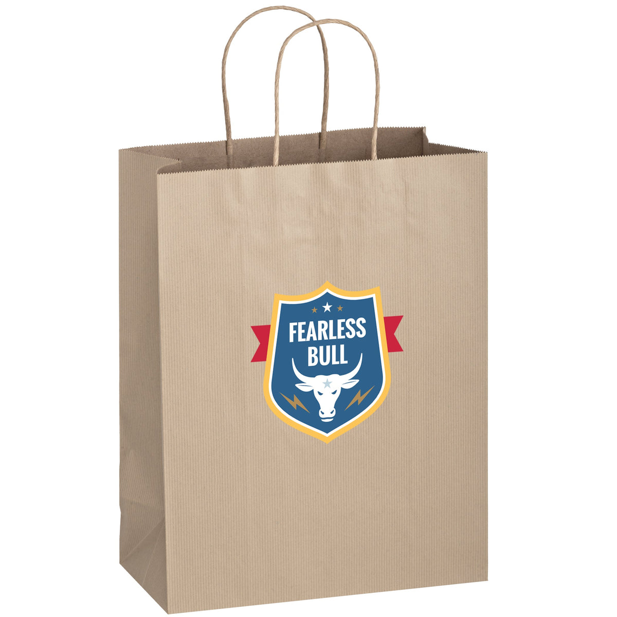 Wholesale MATTE COLOR TWISTED PAPER HANDLE SHOPPER - 4M10513