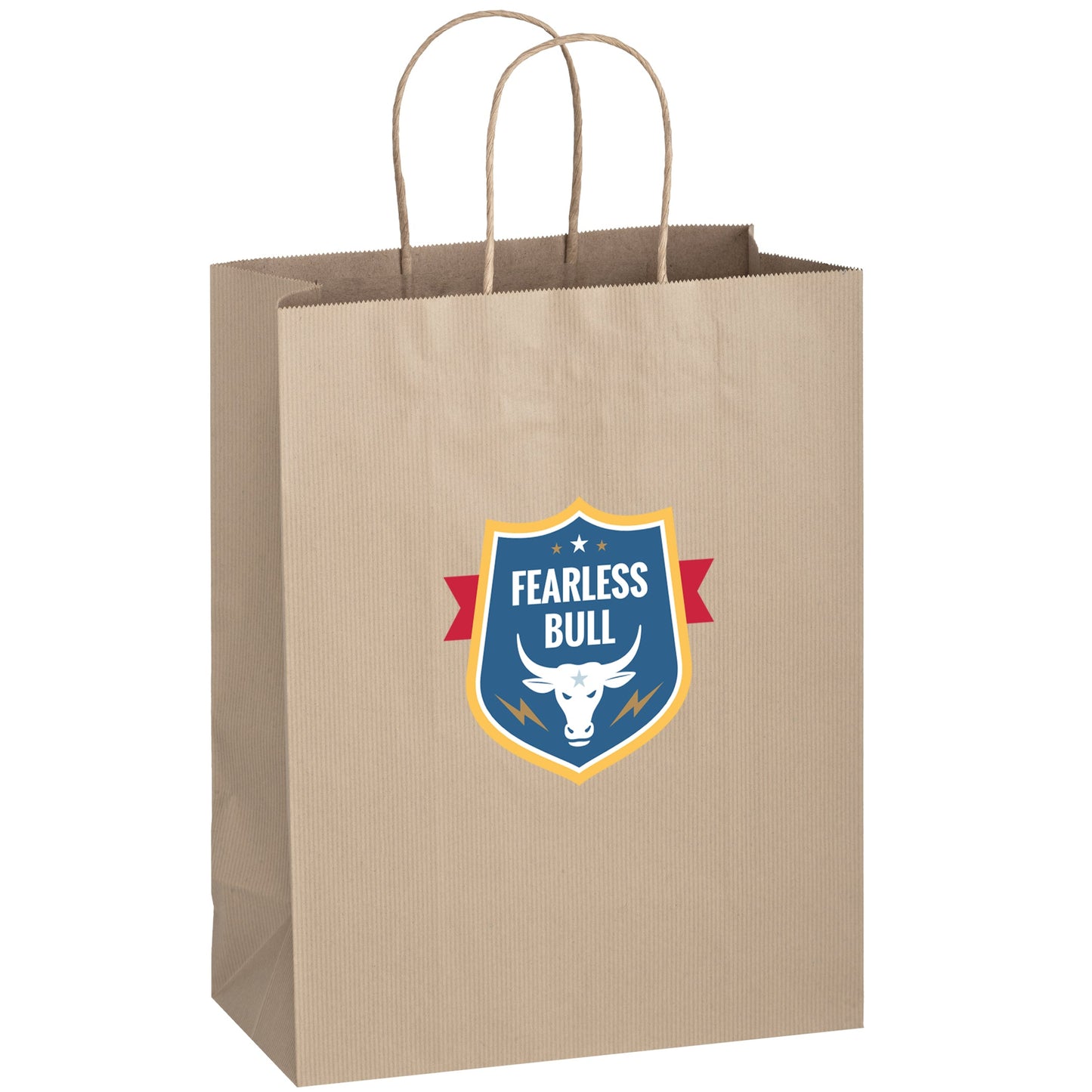 Wholesale MATTE COLOR TWISTED PAPER HANDLE SHOPPER - 4M10513