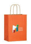 Wholesale Matte Color Twisted Paper Handle Shopper Bag 4M8410