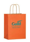 Wholesale Matte Color Twisted Paper Handle Shopper Bag 4M8410