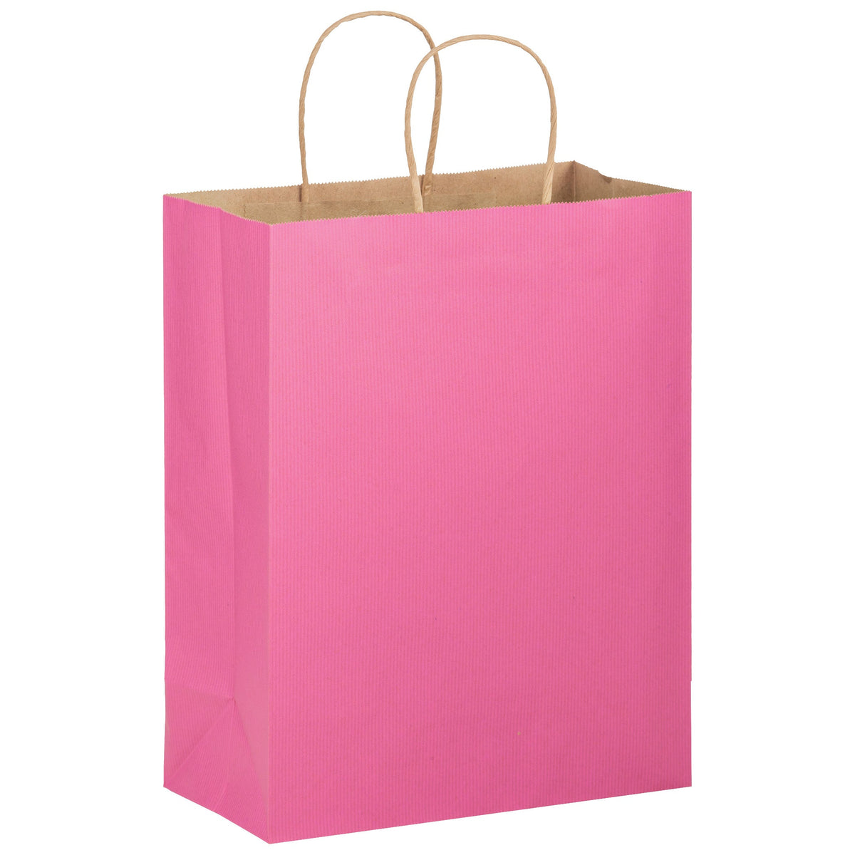 Wholesale Matte Color Twisted Paper Handle Shopper - 4M8410