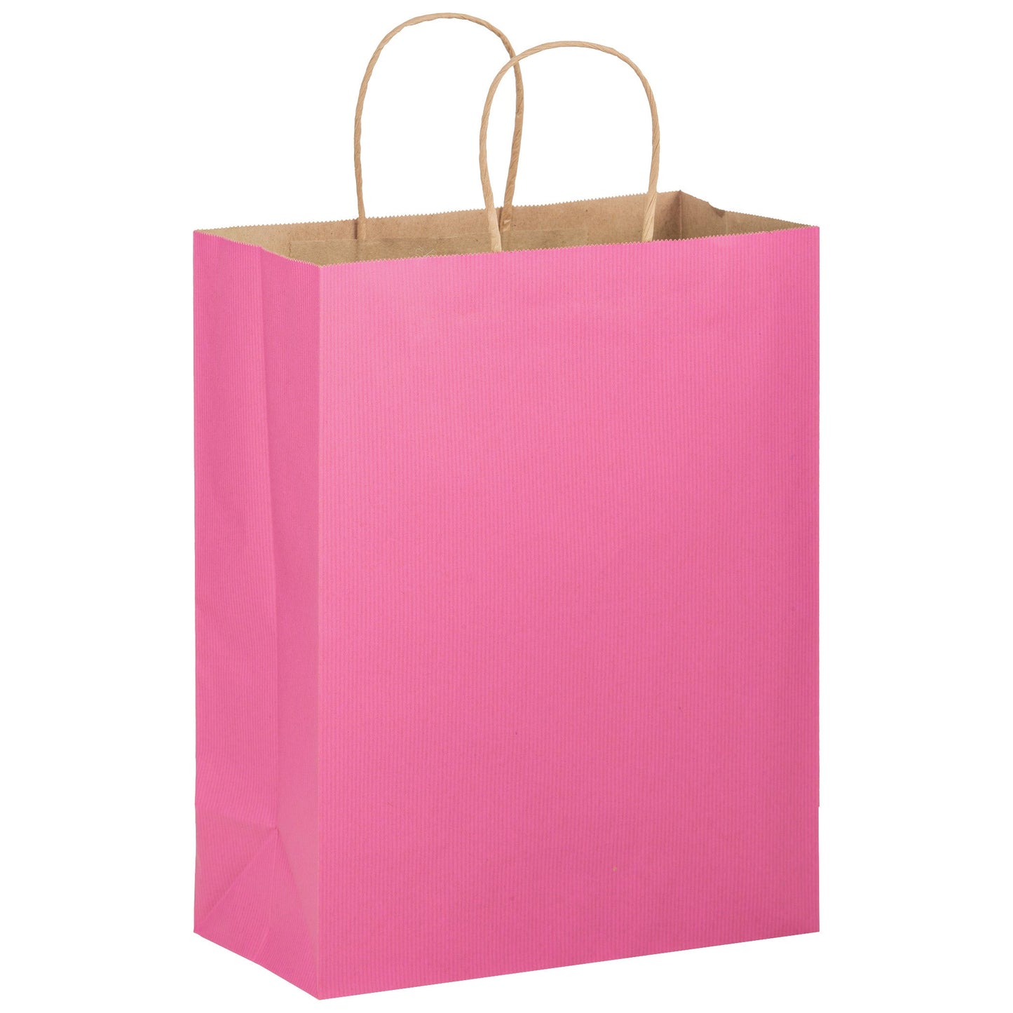 Wholesale Matte Color Twisted Paper Handle Shopper - 4M8410