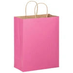Wholesale Matte Color Twisted Paper Handle Shopper Bag 4M8410