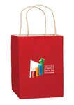 Wholesale Matte Color Twisted Paper Handle Shopper Bag 4M8410