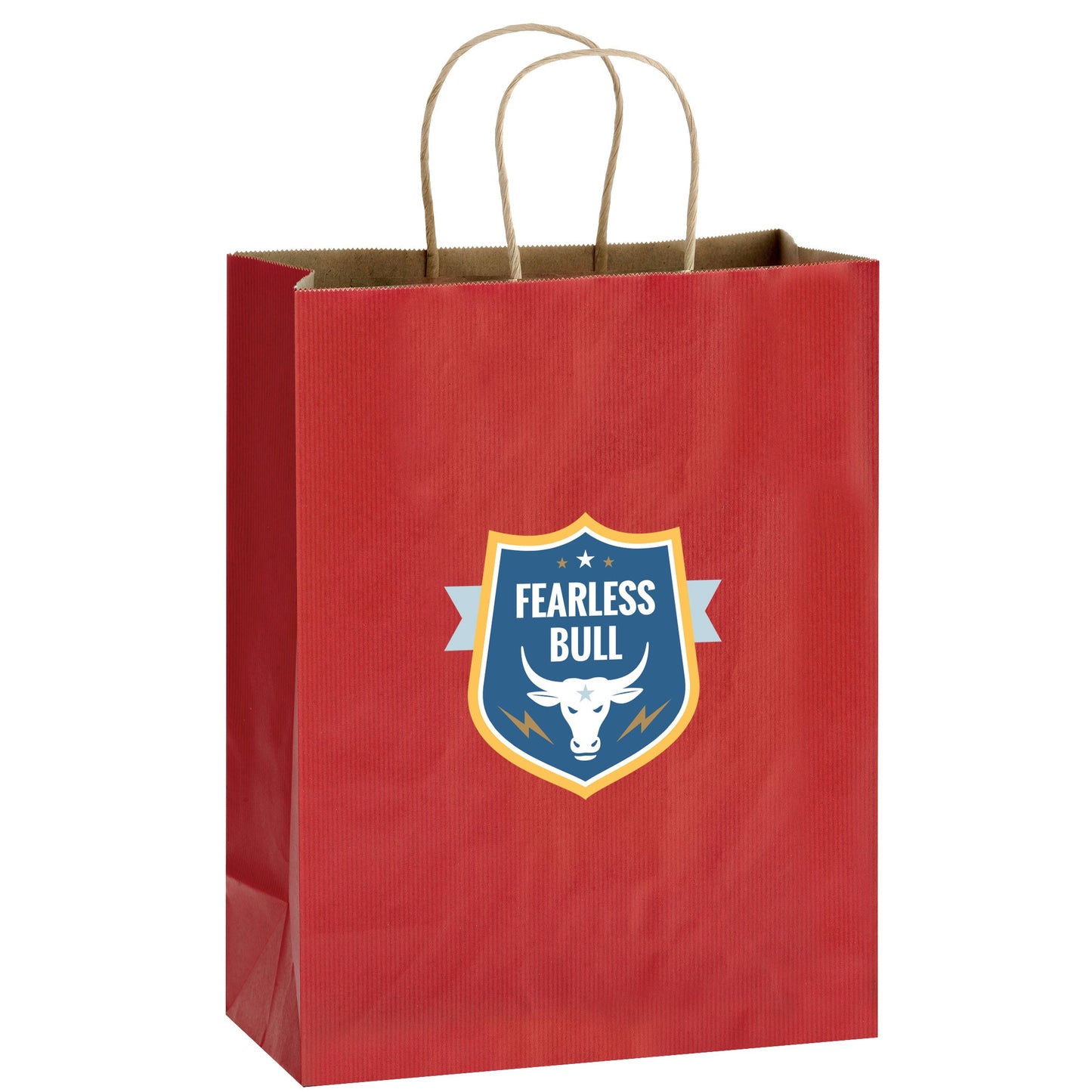 Wholesale MATTE COLOR TWISTED PAPER HANDLE SHOPPER - 4M10513