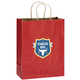 Wholesale MATTE COLOR TWISTED PAPER HANDLE SHOPPER - 4M10513
